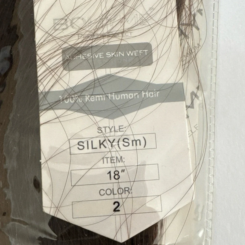 BOHYME Premium Select Adhesive Skin Extensions 100% Remi Human Hair  18